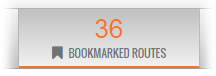 Bookmarked Routes Selector on Home Page