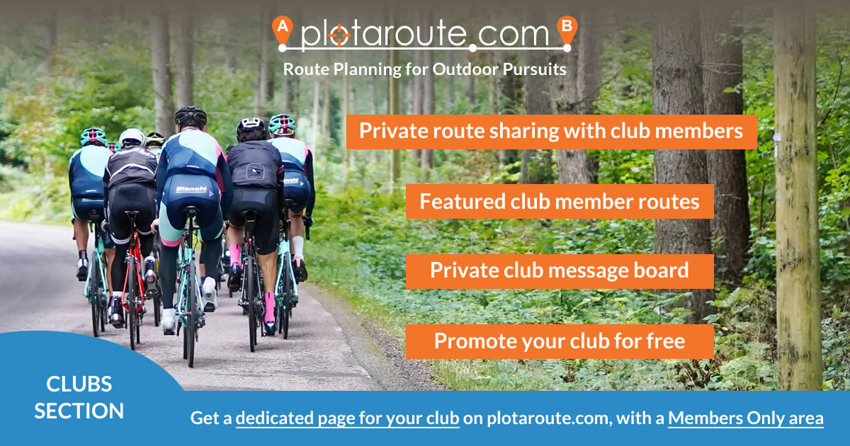 New features for clubs on plotaroute.com