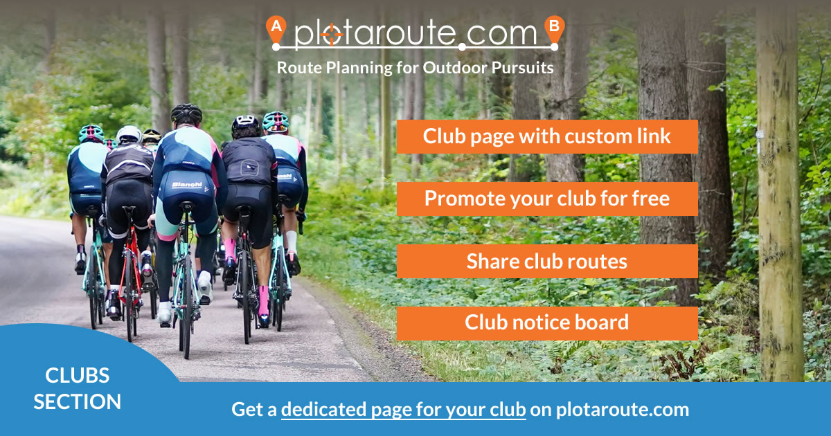 Features for clubs on plotaroute.com