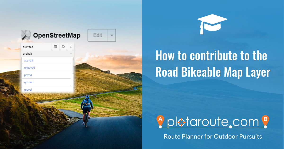 How to contribute to the Road Bikeable map layer
