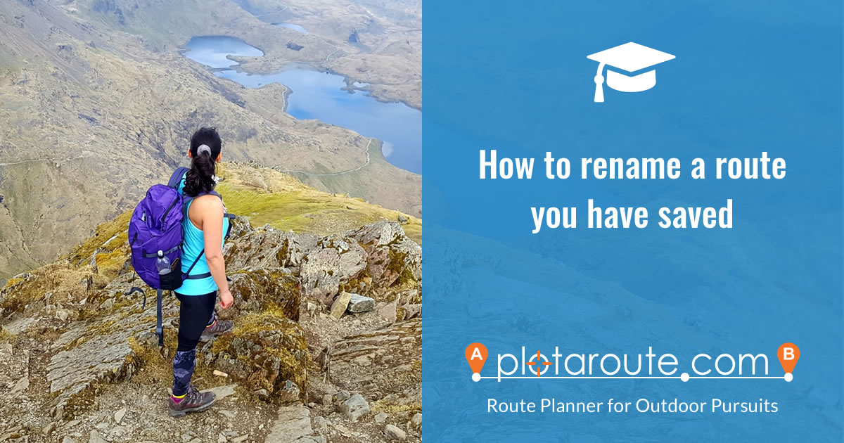 How to delete a route from plotaroute.com