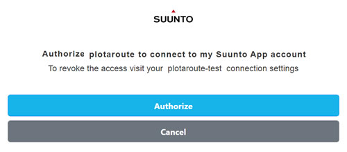 Approve the link to your Suunto account
